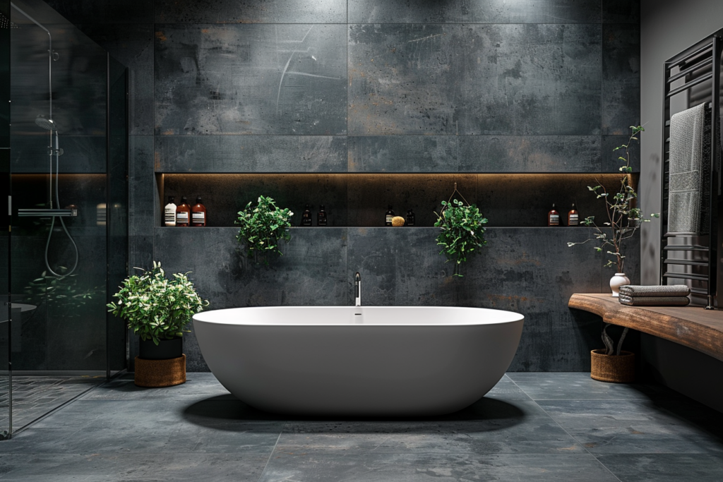 La salle de bain gris anthracite : élégance et modernité